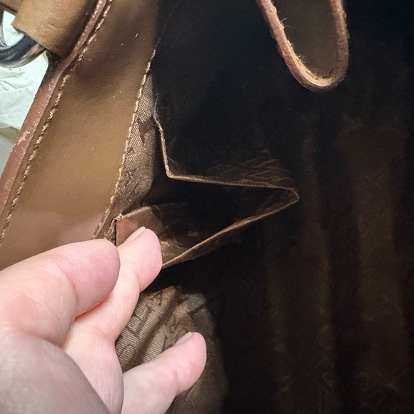 Furla Brown Shoulder Bag (gently used) with dust bag - Picture 6 of 17